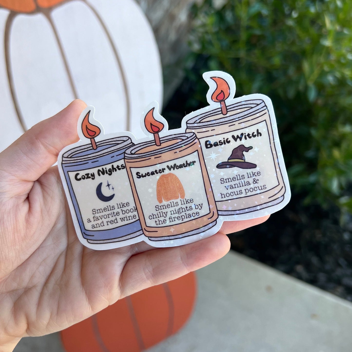 Cozy Candles Sticker