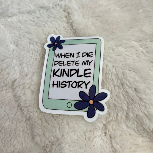 Delete my Kindle History Sticker